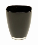 Glaspot gekleurd zwart heavy glas