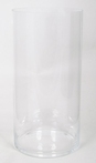 Cilinder vaas glas Ø 25 cm met een hoogte van 50 cm