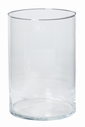 Cilinder vaas glas Ø 20 cm met een hoogte van 30 cm