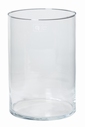 Cilinder vaas glas Ø 20 cm met een hoogte van 30 cm