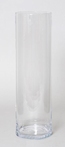 Cilinder vaas glas Ø 15 cm hoogte van 50 cm zwaar glas