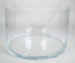 Cilinder vaas glas Ø 40 cm met een hoogte van 24 cm