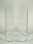 Accuvaas glas hoog vierkant 20 cm x 35 cm heavy glas