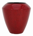 Bloempot Phornax red black spark in 2 afmetingen