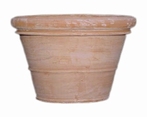 Terracotta plantenbak Doppio Bordo handgemaakt Ø 90 cm