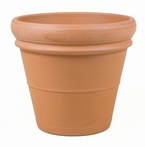 Terracotta plantenbak Doppio Bordo Ø 50 cm