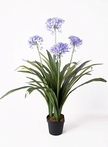 Kunstplant Agapanthus blauw