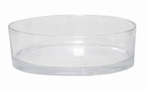 Cilinder schaal glas Ø 29 cm met een hoogte van 8 cm