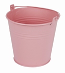 Zinken emmer roze glans Ø 13 cm