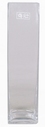Accuvaas glas langwerpig smal 40 cm hoog heavy glas