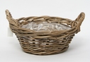 Rotan schaal met handvaten Ø 35 cm