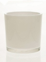 Glaspot Espen wit heavy glas